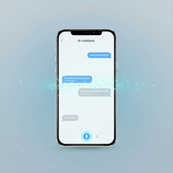 AI chatbots and automation illustration