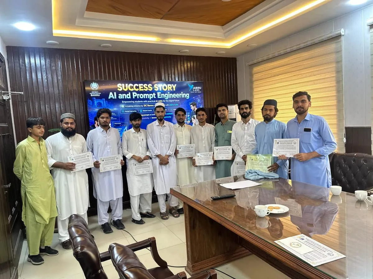 AI Essential Online Class Certificate Distribution